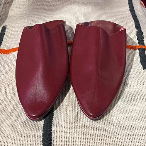 Moroccan red babouches