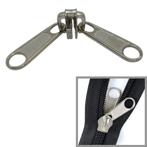 Silver double sided puller - silver,