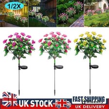 2X Solar Power Flower Lights