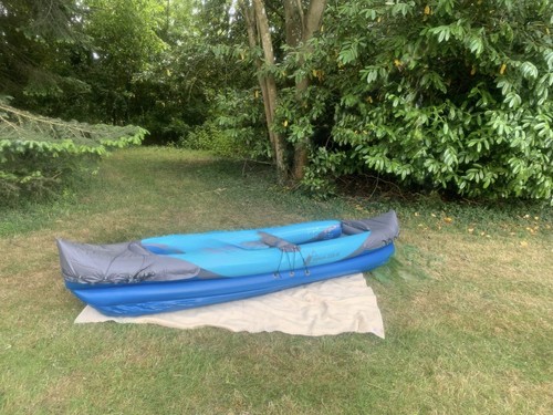 Inflatable kayak person - inflatable,