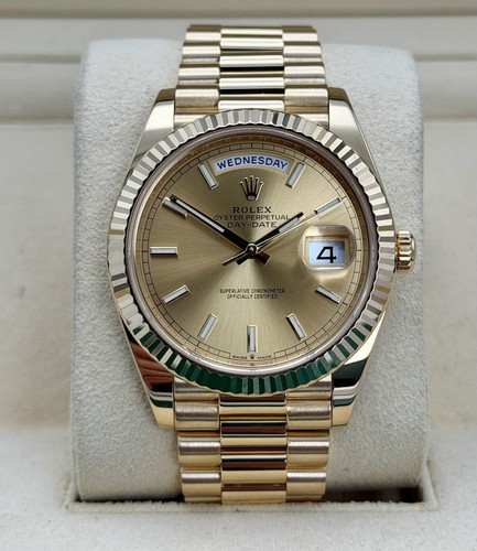 Rolex day date yellow - day, gold
