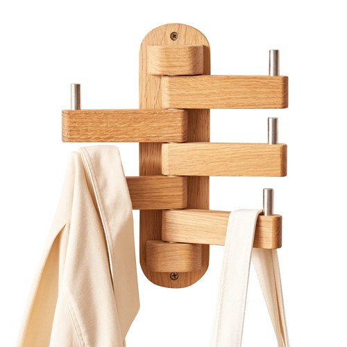 Coat hooks for wall - coat, wood