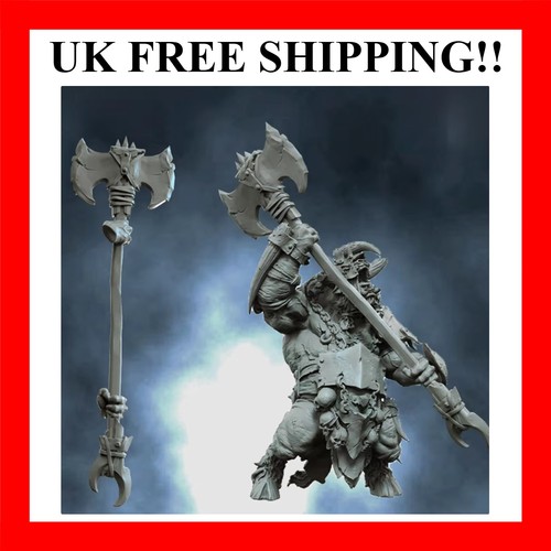 Resin model figure great axe - model, figure,