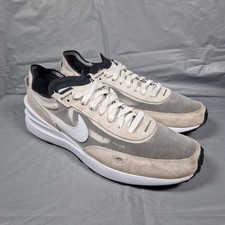 Nike Waffle One Trainers Mens UK 10 White/Beige