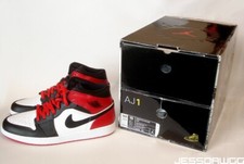 NEW Nike Air Jordan 1 black toe size 10 Men Old Love New Love 316132 991 BMP