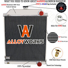 4 Row Aluminium Radiator For 1951-61 1959 JAGUAR MK7 MK8 MK9 Mark VII VIII IX MT