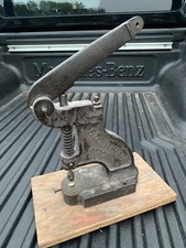 Press Stud Eyelet Button Machine Snap Rivet Grommet Popper Banner Fabric