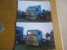 2 X VOLVO  TRUCK  PHOTOGRAPHS COLOUR [MARTIN PLANT HIRE [ F12 & FH12 ] 7" X 5"