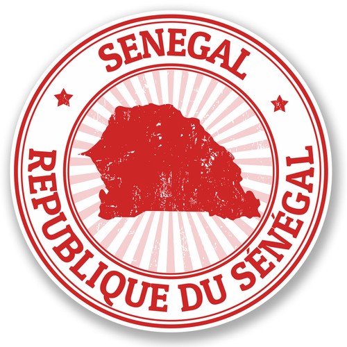 Senegal vinyl sticker - senegal,