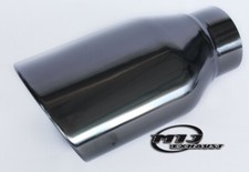 Black Chrome Oval Exhaust