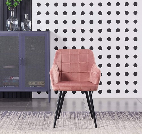 Velvet padded dining chair - dining,