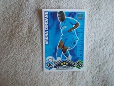 Match Attax 2009/10 football "ARUNA DINDANE" Portsmouth Trading Card