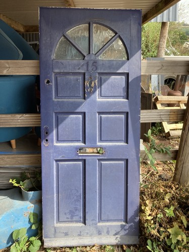 Wooden front door - front, with