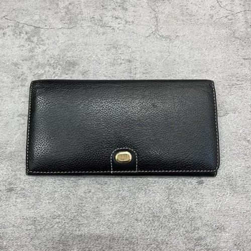 Dunhill logo leather long - dunhill,