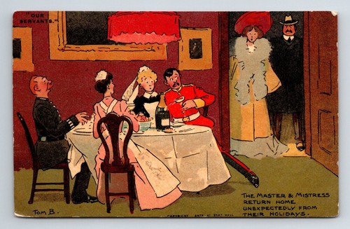 Comic postcard tom - comic,