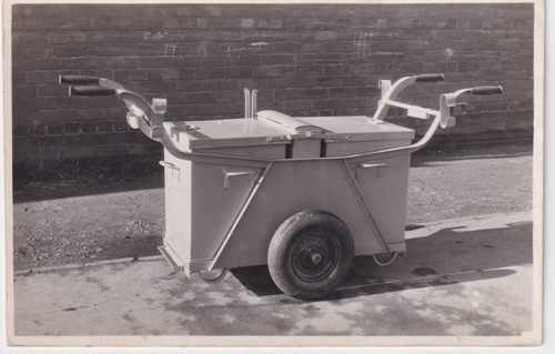 Vintage rppc municipal street - rppc,