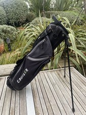 Golf Stand Carry Bag Lightweight 4 Way Divider Top 3 Pockets Rain Hood inc. 