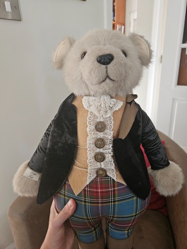 Vintage little folk bear - "little, folk"
