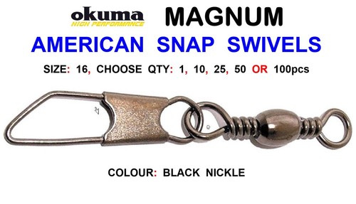 Okuma american snap swivels - snap,