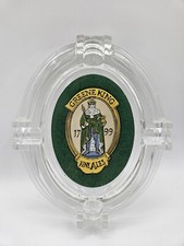 Greene King Glass Ashtray Fine Ales Vintage Man Cave Bar