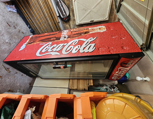 Coca cola single glass door - glass,