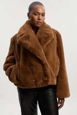 Karen Millen Faux Fur Coat