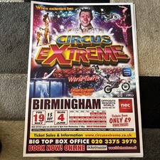 Birmingham  Circus Extreme circus poster cirque Affiche plakat circo manifesto  