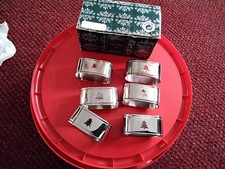 Napkin Rings Silver Plated