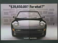 1992 2-PG PRINT AD Porsche 968