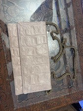 Etui London Leather Clutch Bag With Detachable Shoulder Strap Handmade Cameo