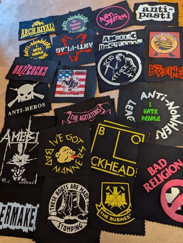 Punk patches pistols clash - punk, pistols,