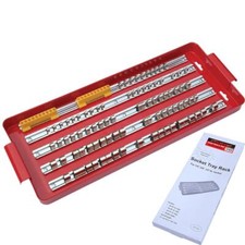 110pc Socket Rail Tray 1/4"