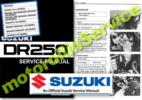Suzuki dr250 dr250s sp250 - suzuki,