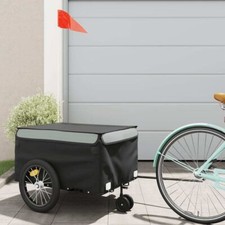 Bike Trailer Black and Gray