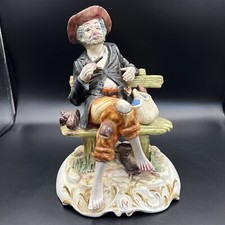 Vintage Capodimonte Tramp Sat