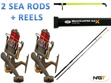 2 x 12ft 2pc 4-6oz Beachcaster