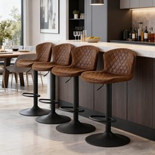 2/4x Swivel Bar Chairs