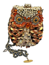 Mary Frances 'What A Hoot' Embellished Owl Handbag
