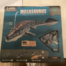 2.4G Remote Control Mosasaurus Dinosaur Toy Water RC Swimming Dino Gift