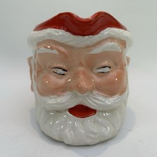 Vintage Bird’s Custard Santa Claus Jug Hand Painted Christmas SEE DESC