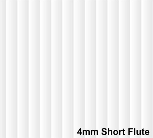 White corrugated plastic - white,