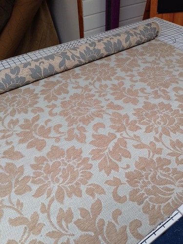 Blush pink cream floral - floral, damask