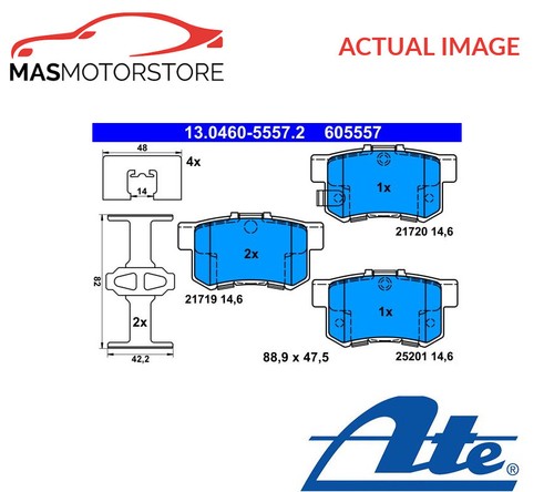 Brake pads set - set, braking