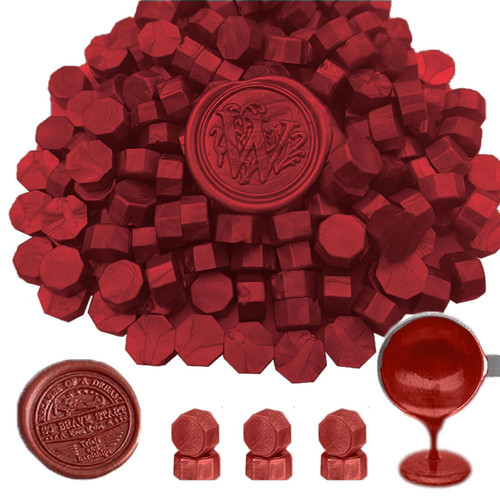 Octagon sealing wax beads - sealing,