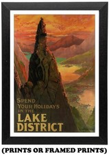 The lake district - lake, walks