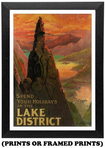 The lake district for walks - lake,