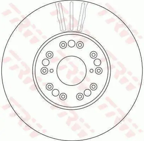 Brake disc vented df4182s - vented,