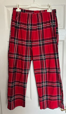 Ladies Red check Pyjama Bottoms Lounge Pants Womens F&F PJ Trousers Soft. 12-14