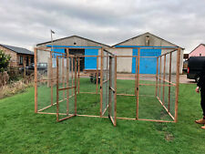 Two 6ft x 12ft joined animal