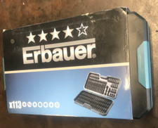 ERBAUER  ¼" HEX  SHANK MIXED   SCREWDRIVER  BIT  SET  113  PIECES